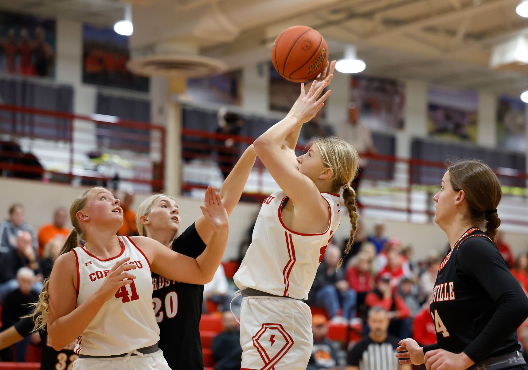 Visitation Christmas Tournament, first round: Edwardsville v. Cor Jesu